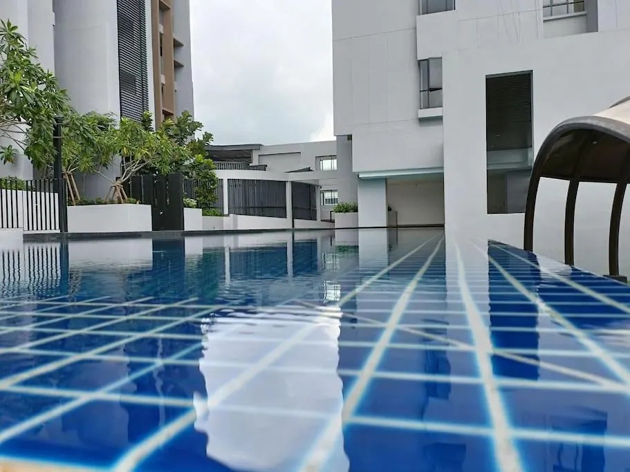 Apartmán Sky Trees Smart Tv Balcony & Facilities B08B Johor Bahru Malajsie