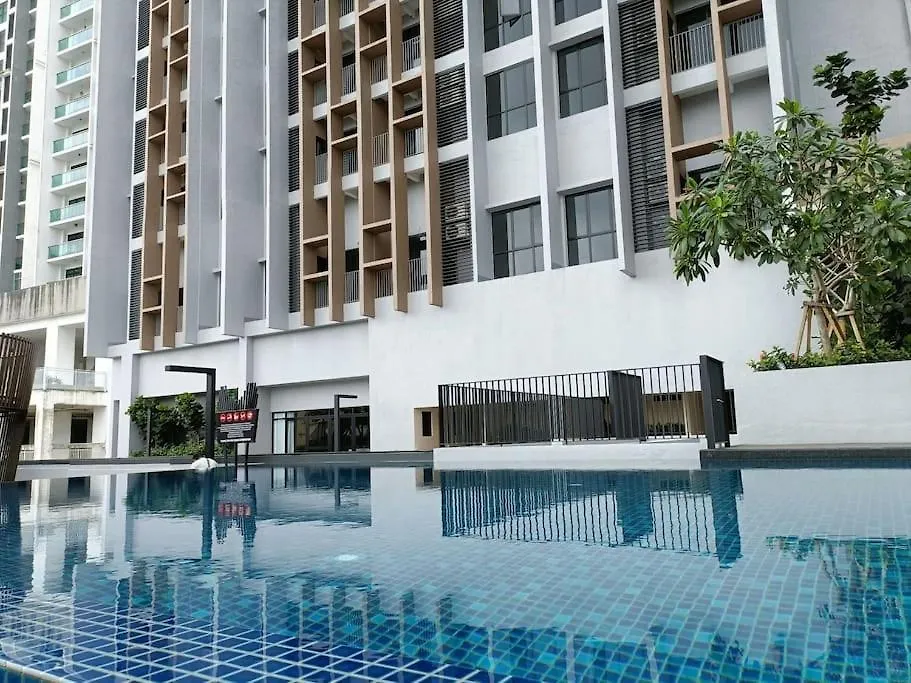 Apartmán Sky Trees Smart Tv Balcony & Facilities B08B Johor Bahru Malajsie
